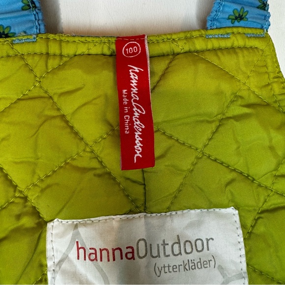 Hanna Andersson Winterwear Snow Overalls - Size 100 Girls US 4 Floral Print - Picture 11 of 16